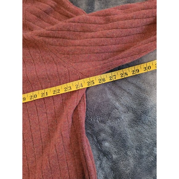 Mens 100% Fine Cashmere Ribbed Sweater XL Tasso Elba Luxury Soft Casual - Picture 4 of 4